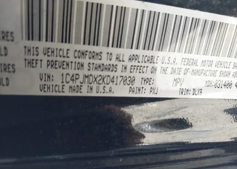 1C4PJMDX2KD417030